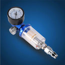 1X 150mm Air Regulator Gauge Spray Gun In-Line Water Oil Trap Filter Separ FHL