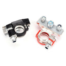 2Pcs Car Black Red Battery Terminals Metal Replacement Clamp ElectricConnecto-OZ