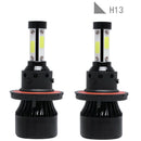 4 Sides H13 9008 2400W 360000LM  LED Headlight Bulb Kit Hi/Lo Beam 6000K OZ