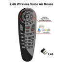 For PC Android TV Box G30 2.4G Wireless Air Mouse Gyroscope Voice Remote Control