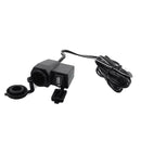 Motorcycle Waterproof 12V Cigarette Lighter USB Power Socket Charger For Ph