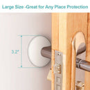 Door Stopper Wall Protector, 5 Pcs Large Door Knob Protector Door Stop SilicB9E3