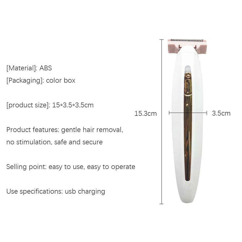 Female Shaving Women Epilator Electric USB Body Hair Removal Trimmer Skin Care