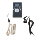 2x Portable Portable FM Digital Radio With Headphones And LCD Display