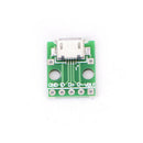 10pcs MICRO USB To DIP Adapter 5pin Female Connector Pcb Converter DIY Kit ME