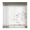 Rod Pocket Window Curtain Sheer Voile Bedroom Kitchen Balcony 60x120cm Grey
