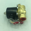 DC24V/AC220V 1/2'' Brass Electric Solenoid Valve Water Air Gas Normal Closed