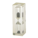 3 Minutes Black Acrylic Sand Sandglass Hourglass Clock Timer Home Decor