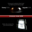 3X(For 2007-2018 Jeep Wrangler Jk White Smd Led License Plate Light Lamp Ho