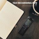 T60 Mini Recording Pen Built-in Mic Rechargeable Audio Recorder (8GB) A