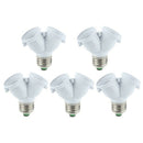5 x Double Lamps Adapter LED Bulb E27 Base