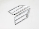 For VW Tiguan 2Pcs ABS Chrome Front Fog Light Lamp Frame Cover Trim