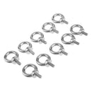 10x 316 Grade Stainless Steel Lifting Ring Eye Bolt Nuts Screws Bolts 8mm