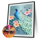 5D DIY Full Drill Diamond Painting Lordly Peafowl Cross Stitch (B1549)