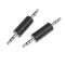 5X 3.5mm stereo male to male jack audio plug connector coupler adapter joiner JR