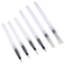 6Pcs refillable ink pen soft watercolor brushes for drawing painting art pME