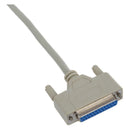 Male to Female 25 Pin Parallel DB25 Printer Cable 2.7M Z2C3