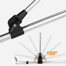 Fish Rod Holder Stand Bracket Adjustable Fishing Rods Holder 2.1M Telescopi