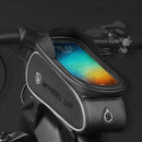 Bike Handlebar Pannier Phone Holder Case Cycling Head Tube Touchscreen Bag