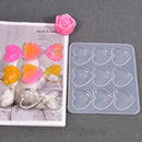 Silicone Heart Shape Mold DIY Crafting Tools Baking Moulds for Beginners