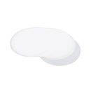 40Pcs Round Paper Silicone Oil Non-Stick Baking Papers Pad Mats White Di KJA