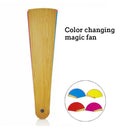 Professional Magic Fan Changing Fan Magic Tricks Color Changing Magic Fan