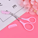 1pcs Eyebrow Eyelash Hair Scissors Comb Trimmer Stainless Steel Tool P a_J Gw