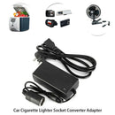AC 220V To DC 12V 5A Car Lighter Socket Converter Adapter With Power Cord 60W 3C