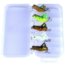 5Pc/Lot Grasshopper Insects Fishing Lures Set Sea Fishing Tackle Flying Jig