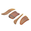 4pcs Massage Scrapping Board Ox Horn Lightweight Gua Sha Board Body Care Rel Hn