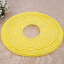 8 inch Round Chinese Paper Lantern DIY Paper Ball Lamp Party Decor (Yellow)