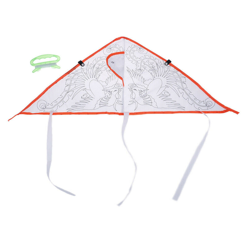 1Pc DIY Cartoon painting kite foldable outdoor kite children kids sport to M&E