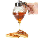 Acrylic Sauce Honey Syrup Dispenser Pot Jar 1 Cup Glass Trigger Stand 8oz