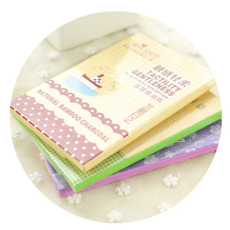 1 Pack Powerful Makeup Facial Oil Control Tissue Oil Absorbing Blotting Paper Bj