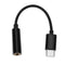 USB 3.1 Type-C Male to 3.5mm Female Earphone Audio Adapter Cable(Black)
