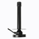 Black 25 DBI DVB-T TV HDTV Digital Antenna with Male Connector