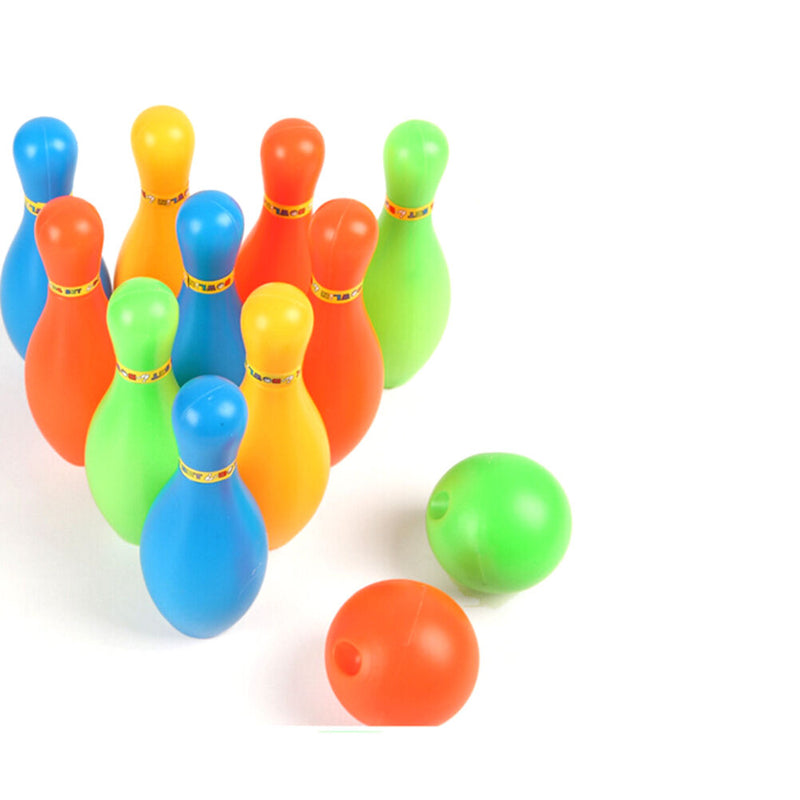 11cm Height Kids Plastic Bowling Set Outdoor Mini Educational Toys FT
