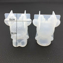 Transparent Mirror Elk Silicone Mold DIY Making  Silicone Mould Xmas Ornamen Hn