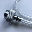 Oil Filter Drain Adapter Hose with Transparent Tube for Audi A3 A4 2.0L & 2.5L,
