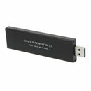 Black USB3.0 to SATA Based 2280 M.2 NGFF SATA SSD Portable Enclosure Storag