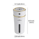 Rechargeable 300Ml Usb Mini Humidifier With Battery, Cute Cup Style Cool Mi