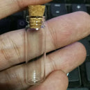 4X(20Pcs 11X32Mm Tiny Mini Empty Clear Cork Glass Bottles Vials 2Ml N3X3)
