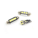 21pcs Car Interior Accessories Car Dome Door Footwell License Plate LED Bulbs