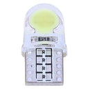 10pcs 12V T10 W5W Bulb White LED Lamp COB Silicone Shell Car Turn Side Lamp