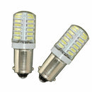 2X DC 12V BA9S T11 T4W 3014 LED 24-SMD Car Side Light Bulbs Interior Lamps White