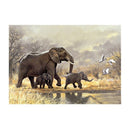 Full Round Drill 5D DIY Diamond Painting "Animal Elephant" Embroidery Cross I9D1
