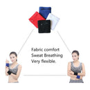 Zipper Pocket Towel Sports Sweat Wristband Sports Protector Black R4S5