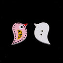 Pack of 50pcs Cartoon Wooden Buttons Sewing Embellishments Scrapbooking DIY