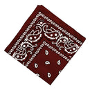 Double Sided Paisley Bandana Scarf Head Wrap Neck Scarf Hair Band Kerchief