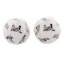 Let Your Roll Decide~D12 Foreplay Dice Game~2 Pieces~Glow in the Dark
